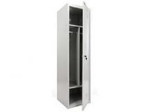 Металлический шкаф для одежды серый 1830x500x500