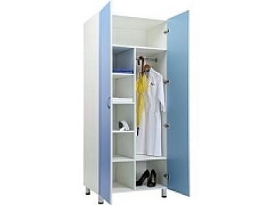 Шкаф для одежды голубой